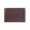 Dacasso Chocolate Brown Leather 25.5" x 17.25" Side-Rail Desk Pad PR-3402 - alternate 1